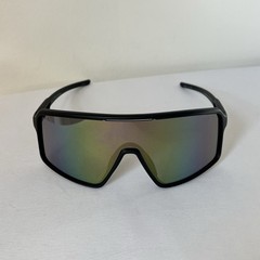 Lightweight Prism Sunglasses High Wrap Shield 100% UV protection Black Frame
