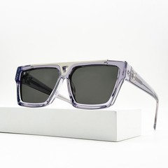 Louis Vuitton Z1502E Evidence Sunglasses Transparent Gray Black Lens 61-13-145