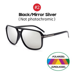 Men Photochromic Night Vision Sunglasses Color Change Transition 2025 Yellow Big