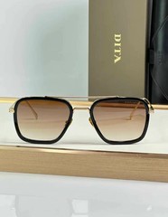 DITA FLIGHT.006 7806 Sunglasses Gold/Brown Gradient 52-22-144mm With Case New