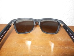 Ray Ban RB 4165 Justin 622/T3 Matte Black Frame Gray Polarized Sunglasses