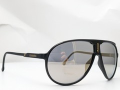 Carrera Sunglasses Champion65 003/JO Black w/ Grey Gold Mirror Lenses 62mm