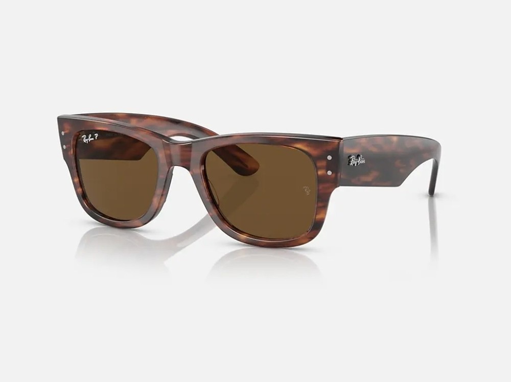 RAY BAN RB0840SF MEGA WAYFARER 6636/93 MIRRORED SUNGLASSES SIZE:52-21-145 3N