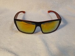 Hang Ten Sunglasses HT53B-DZ Black/gold Mirror Lens Square 60-17-128mm