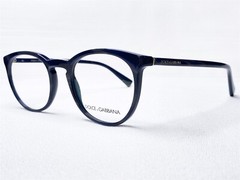NEW Dolce & Gabbana DG3269 3092 Men Striped Grey/Blue Eyeglasses Frames 51/21