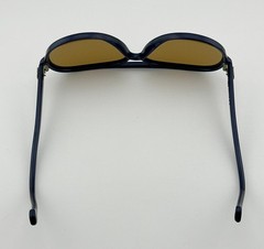 Vintage VUARNET PX 374 145 POLARIZED BROWN LENS, DARK BLUE NYLON CATS SUNGLASSES