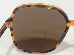 Giorgio Armani Sunglasses Tortoiseshell Pattern Made In Italy Brown Lenses
