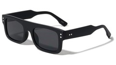 Square Cholo Sunglasses Super Dark OG LOC Gangster Style Black Rectangular Gafas