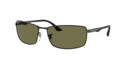 Ray-Ban RB 3498 black green 002/9A Sunglasses