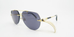 Chopard SCHG37 0400 63mm Ello Gold Titanium, Rimless, New Men’s Sunglasses