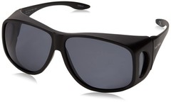 unisex adult Solar Shield-classic Fits Over Sunglasses, Grey, 66 mm US