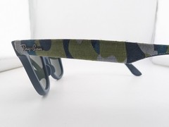 Ray-Ban Sunglasses, Wayfarer RB 2140 6061/40 3N Matte Blue, 50-22-150, Italy