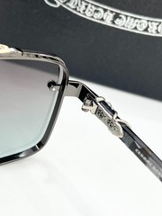 CHROME HEARTS CH8239 Modern Luxury Square Unisex Sunglasses 149 New w/ Case