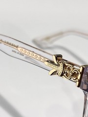 Chrome Hearts VAGILLIONAIRE II Eyeglasses Clear 54-19-152