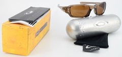 OAKLEY Sunglasses 24-193 54-19 (4+1)² Brown Wrap Sun Sport Optic Vintage USA