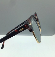 HOT SILVER MIRROR RB3016 RAY-BAN CLUBMASTER SUNGLASSES TR-7259
