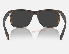 Ray-Ban RB4165 Justin 865/87 Sunglasses Polished Dark Grey Matte Havana UV 54MM
