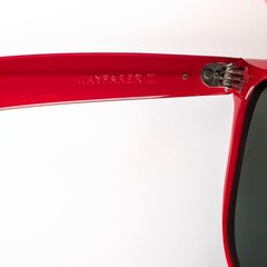 Bausch and Lomb Ray Ban Wayfarer II Sunglass G15 Glimmer Red Vintage NOS w/Case