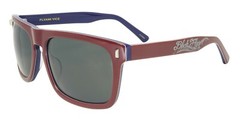 BRAND NEW Black Flys Sunglasses FLYAMI VICE RED/WHITE/BLUE SMOKE LENS LIMITED
