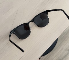 Rayban Black clubmaster metal Unisex