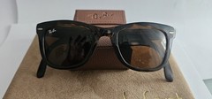 RAY-BAN RB 4105 710 FOLDING WAYFARER 50()22 140 SUNGLASSES ORIGINAL!!!