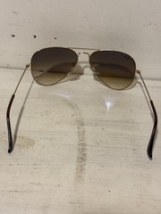 Ray-Ban Sunglasses Lot (2) RB3026 RB3447 Metal Gold Frame Italy Aviator Round