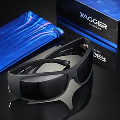 Xagger Polarized Wrap Around Sport Sunglasses Men Women Running Driving Fishing