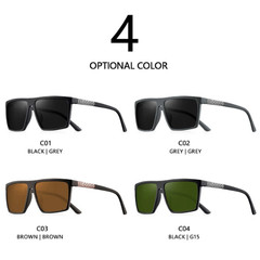 Polarized Square Sunglasses Men Women Vintage Driving Fishing UV400 Shades