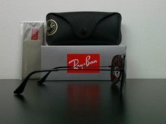Ray-Ban RB3025 Aviator Classic Sunglasses Black 58mm Never Worn