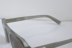 ZEGNA Round SUNGLASSES 51mm EZ 0241 Gray/Tan mirrored solid Made in Italy $465