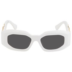 Versace Dark Gray Irregular Men’s Sunglasses VE4425U 314/87 53 VE4425U 314/87 53