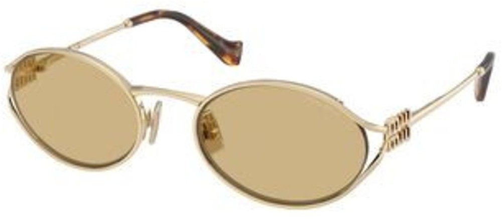 Miu Miu MU 52YS pale gold yellow polyamide standard ZVN10R Sunglasses