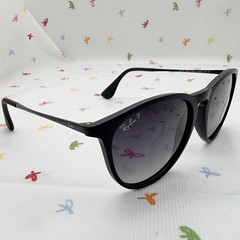Ray-Ban RB4171 622/T3 54-18 Erika Matte Black Frame Grey Gradient Polarized Lens