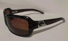 Costa Del Mar Brown Frame Orange Lens Sunglasses Unisex Adults