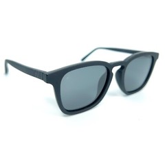 Blenders Sydney Matte Black Rubberized Polarized Sunglasses Grey Lenses Eyewear