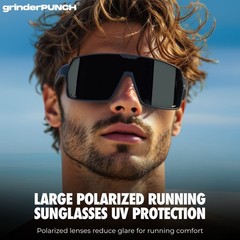 grinderPUNCH XL Baseball Pickleball Running Hiking & Cycling Sport Sunglasses