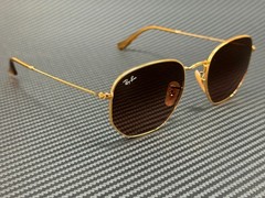 RAY BAN RB3548N 912443 Arista Hexagonal 51 mm Unisex Sunglasses