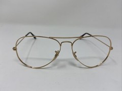 Ray Ban Sunglasses Frame RB3025 001 Aviator Polished Gold 58mm 58-14 ITALY WO83