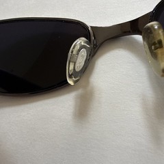 Vintage Oakley Sunglasses Made in USA FD021 Oval Wire Tap Frame Mirrored Lens