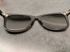 Vintage B&L Ray-Ban US Wayfarer Sunglasses & Box L2008 Black Ebony G15 50mm 22mm