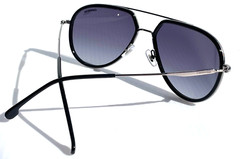 NEW CARRERA Polished Gunmetal Black Frame Gradient Black Sunglass 295/S 8079O