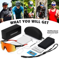 Polarized Sports Sunglasses for Fishing, Cycling, Driving UV400 Protection