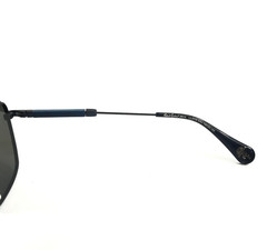 Robert Graham Sunglasses LLOYD NAV Navy Square Frames with Mirrored Blue Lenses