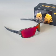 Share Oakley Turbine Rotor OO9307 PRIZM Sunglass Gray Clear Frames/Red Lenses