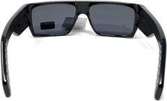 LOCS Black Sunglasses | Authentic Gangster FLAT TOP Cholo Maddogger Shades