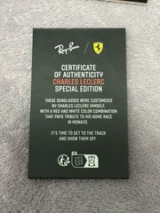 Ray-Ban Scuderia Ferrari Charles Leclerc Special Edition RB4402 White/Gray