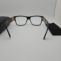 *Frames Only* Versace VE 4296 Sunglasses Black/Gold Frames w/ Case Accessories