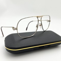 Cartier Vendome Trinity sunglasses 90s 62-12-140 silver Flame vintag No lens JP