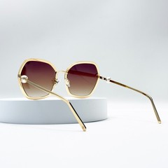 Louis Vuitton Z2016U LV Pearl Sunglasses Gold Frame Brown Gradient Lens