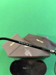 Tom Ford Sunglasses 47mm Black Square Browline Frame Smoke Lens TF1119-D 01A